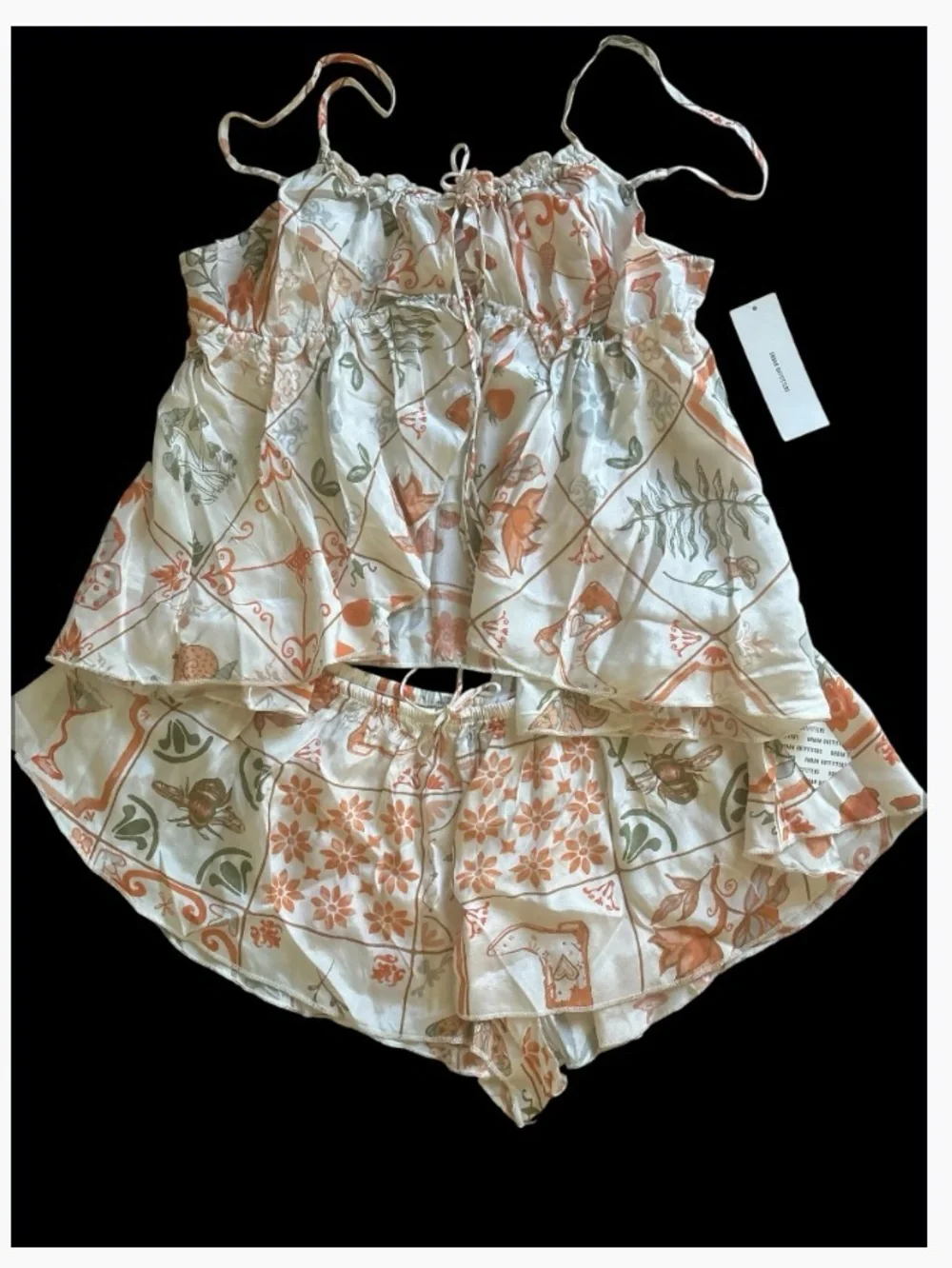 Urban Outfitters Out From Under Hydra Pajama Set NWT